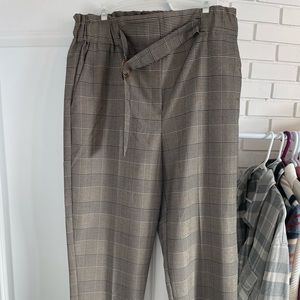 Plaid dress pants